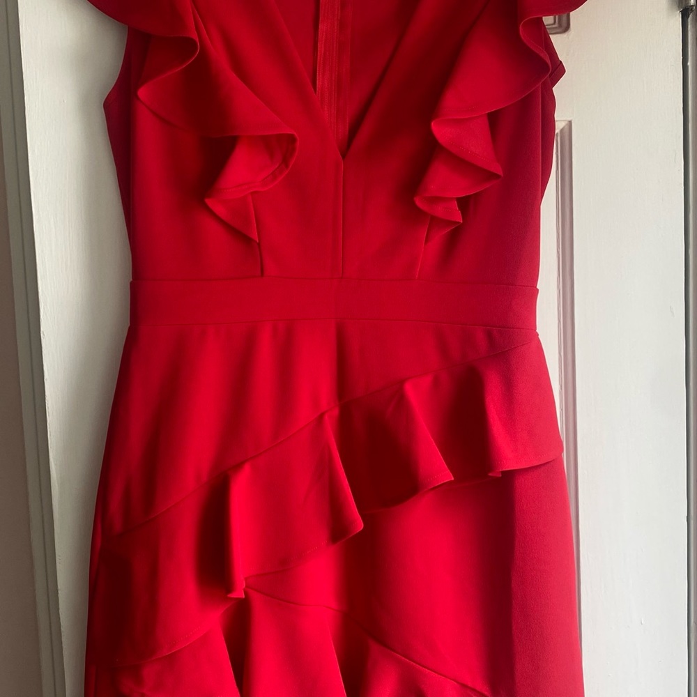Red dress large size